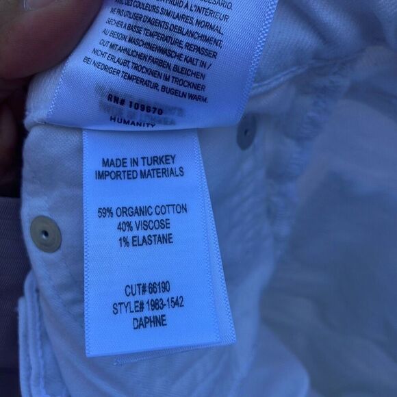 528. Citizens of humanity Daphne crop organic cotton jeans size 28 - Picture 7 of 11